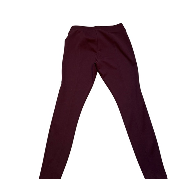 Old Navy Women's Deep Burgundy Leggings - Picture 4 of 7